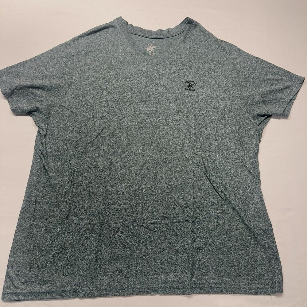 Menโs Green Heathered Beverly Hill Polo Club Tshirt 2xl